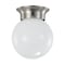 Nuvo Lighting 8W 6" LED Flush Mount, 3K Dim, Brushed Nickel, Frosted Glass 62/1565 - alternate 3